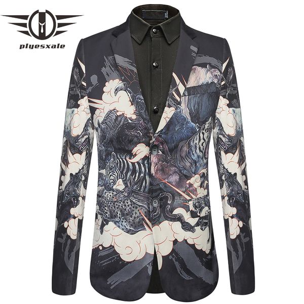 plyesxale slim fit mens velvet blazers bear tiger crocodile pattern animal printed blazer jacket male stage prom blazer q437, White;black
plyesxale slim fit mens velvet blazers bear tiger crocodile pattern animal printed blazer jacket male stage prom blazer q437, White;black