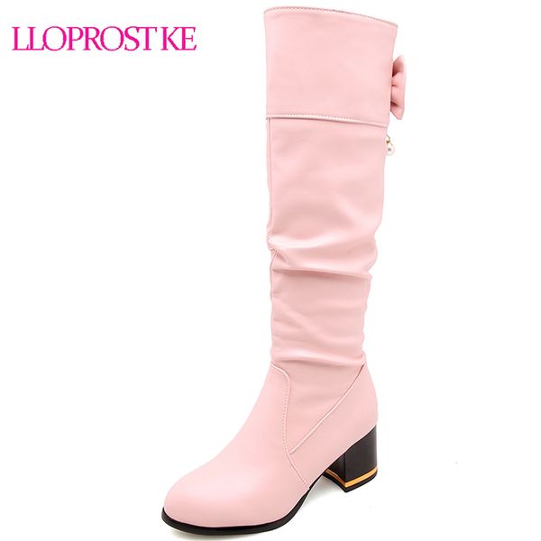 lloprost ke women thick heel knee high boots pleated bowtie platform female shoes fashion autumn winter botas size 33-48 d230, Black
lloprost ke women thick heel knee high boots pleated bowtie platform female shoes fashion autumn winter botas size 33-48 d230, Black
