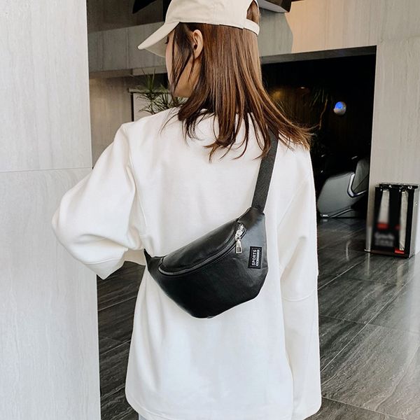 fashion women chest bag solid color zipper waist bags pu leather phone bags fanny pack casual black belt bag b
fashion women chest bag solid color zipper waist bags pu leather phone bags fanny pack casual black belt bag b