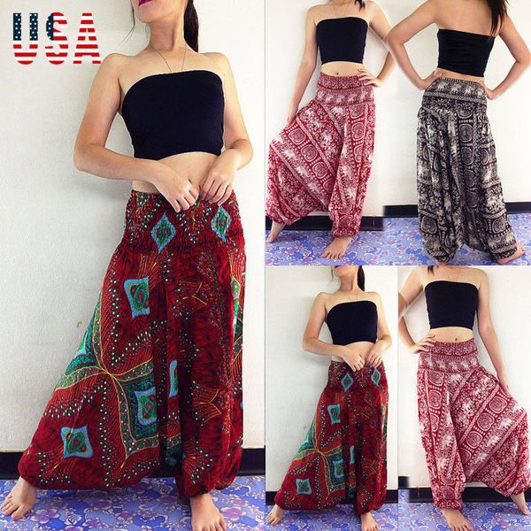 women ladies loose high waist harem pants baggy afghani genie aladdin trouser plus size pink brown wine red, Black;white
women ladies loose high waist harem pants baggy afghani genie aladdin trouser plus size pink brown wine red, Black;white