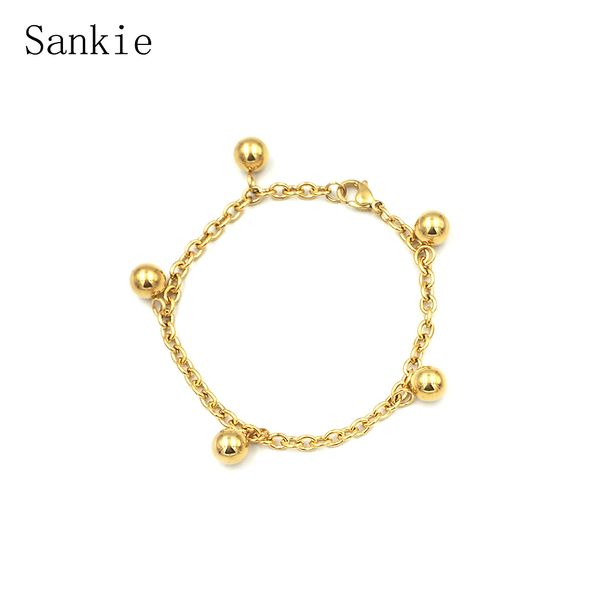 sankie solid ball bracelet for women charm chain bracelets gold color stainless steel statement bracelets fashion jewelry, Black
sankie solid ball bracelet for women charm chain bracelets gold color stainless steel statement bracelets fashion jewelry, Black