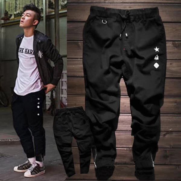 tide brand cotton trousers edison chen with the paragraph slim small m embroidery fashion pure black casual pants men
tide brand cotton trousers edison chen with the paragraph slim small m embroidery fashion pure black casual pants men