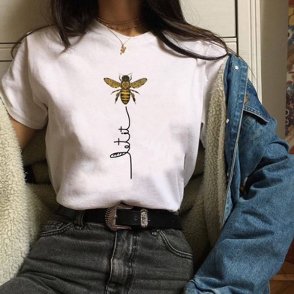summer womens designer t shirt with bee printed fashion 2020 new arrival women tshirts casual streetwear tees plus size s-3xl ph-yf20562, White
summer womens designer t shirt with bee printed fashion 2020 new arrival women tshirts casual streetwear tees plus size s-3xl ph-yf20562, White