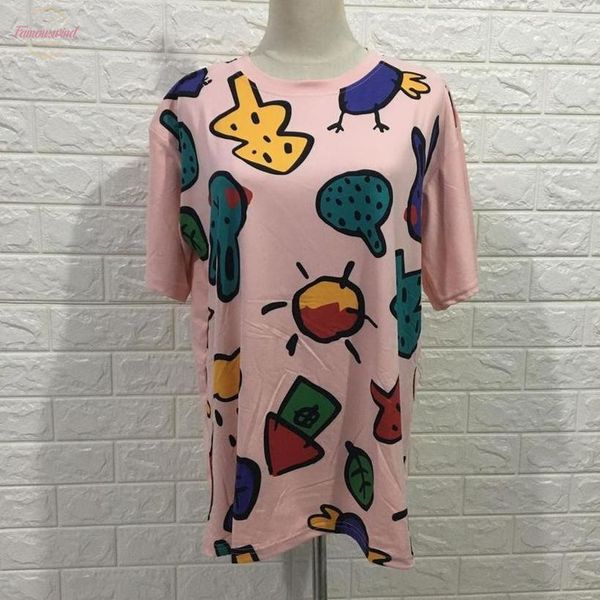 крупногабаритные летние тенниски женщин одежда короткие рукава streetwear дамы hip hop топы футболки женщины хлопка печати o шеи футболку, White
крупногабаритные летние тенниски женщин одежда короткие рукава streetwear дамы hip hop топы футболки женщины хлопка печати o шеи футболку, White