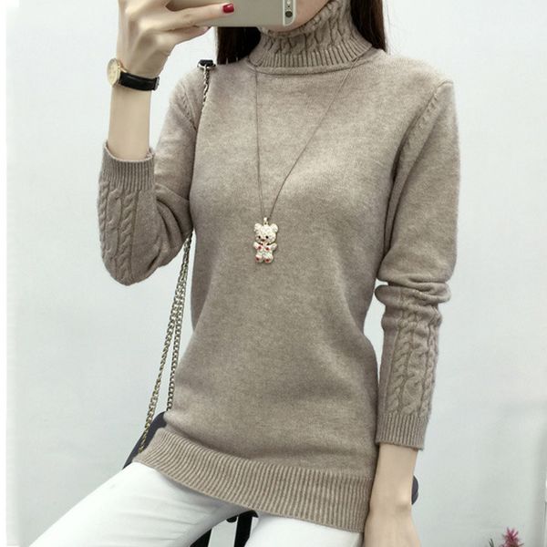 solid knitted long sweaters women 2020 winter autumn casual jumpers korean style turtleneck warm slim pullovers sueter mujer, White;black
solid knitted long sweaters women 2020 winter autumn casual jumpers korean style turtleneck warm slim pullovers sueter mujer, White;black