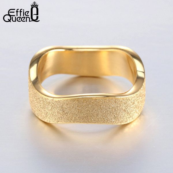 effie queen unique design stainless steel men rings geometric style gold-color ring fashion christmas jewelry gift dgtr11, Silver
effie queen unique design stainless steel men rings geometric style gold-color ring fashion christmas jewelry gift dgtr11, Silver