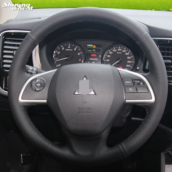 shining wheat hand-stitched black artificial leather steering wheel cover for mitsubishi outlander 2013 2014 mirage 2014 asx
shining wheat hand-stitched black artificial leather steering wheel cover for mitsubishi outlander 2013 2014 mirage 2014 asx