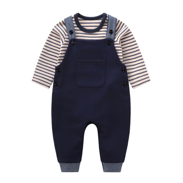 cotton flax romper baby climbing clothes round-neck back strappy striped long-sleeve clothes, White
cotton flax romper baby climbing clothes round-neck back strappy striped long-sleeve clothes, White