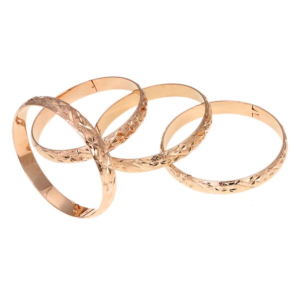 4pcs rose gold color fashion dubai gold bangle jewelry for women men gold color ethiopian jewelry african bangles bracelets jewelry, White
4pcs rose gold color fashion dubai gold bangle jewelry for women men gold color ethiopian jewelry african bangles bracelets jewelry, White