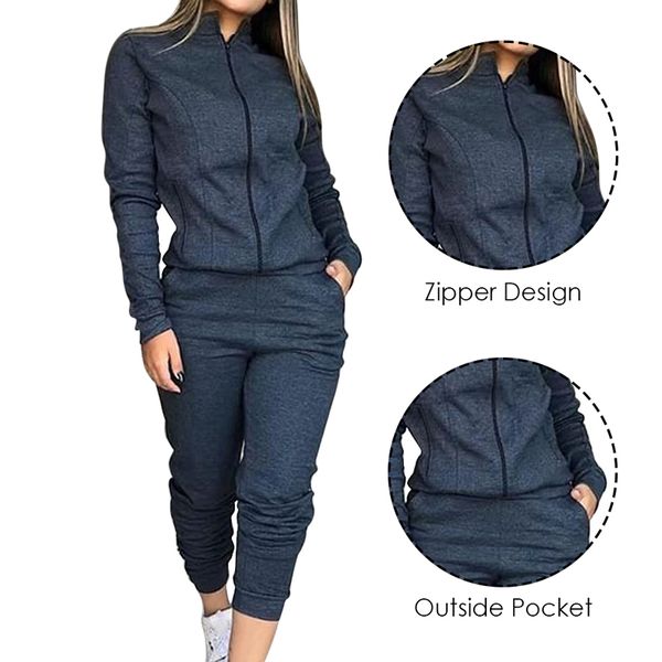 2019 autumn women fashion solid tracksuit sports long sleeve sweatshirts fleece joggers 2-piece running set workout gym, Black;blue
2019 autumn women fashion solid tracksuit sports long sleeve sweatshirts fleece joggers 2-piece running set workout gym, Black;blue