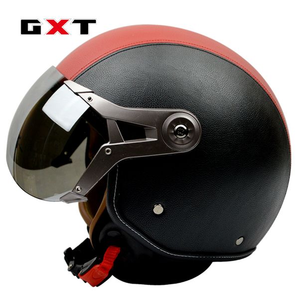 gxt genuine leather vintage retro scooter motorcycle helmet capacete cascos 3/4 open face moto helmets
gxt genuine leather vintage retro scooter motorcycle helmet capacete cascos 3/4 open face moto helmets