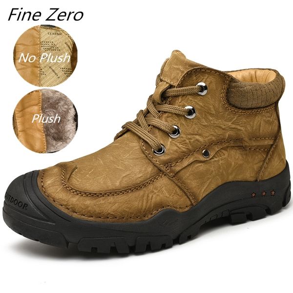 natural cow leather men boots handmade ankle boots snow outdoor autumn winter shoes men's waterproof, Black
natural cow leather men boots handmade ankle boots snow outdoor autumn winter shoes men's waterproof, Black