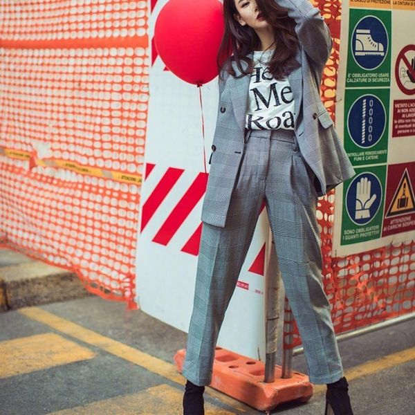 women's suits & blazers british strapless tube women suit office ladies blazer pants set business work slim fit outfit, White;black
women's suits & blazers british strapless tube women suit office ladies blazer pants set business work slim fit outfit, White;black
