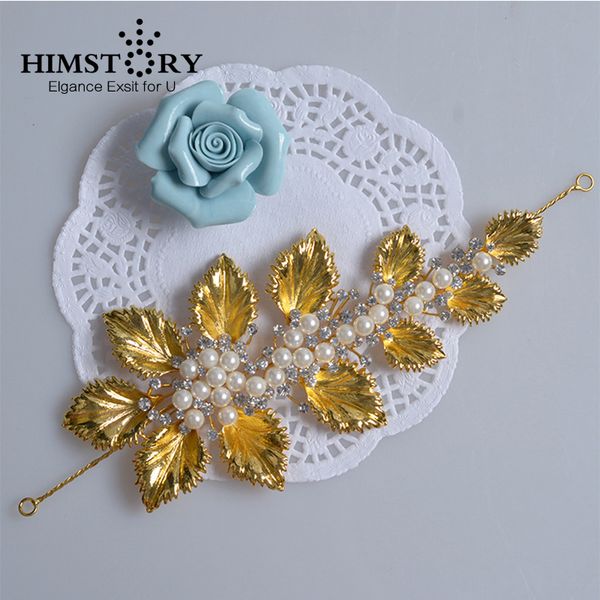 himstory wedding hairwear european style gold leaf pearl designs wedding headpiece bridal hair accessory, Golden;white
himstory wedding hairwear european style gold leaf pearl designs wedding headpiece bridal hair accessory, Golden;white