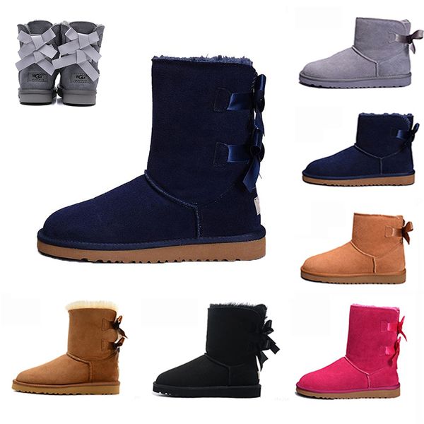 2019 wgg bow rosette bow-knot knee boots half ankle boots australia black grey chestnut navy blue red brown women girl snow boots 36-41
2019 wgg bow rosette bow-knot knee boots half ankle boots australia black grey chestnut navy blue red brown women girl snow boots 36-41