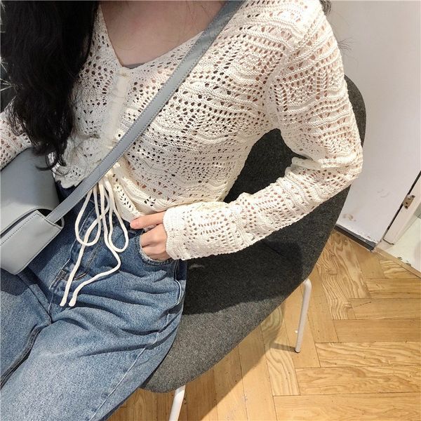 women bohemian drawstring v neck white blouse shirt female casual wear hollow out shirt top casual summer top
women bohemian drawstring v neck white blouse shirt female casual wear hollow out shirt top casual summer top
