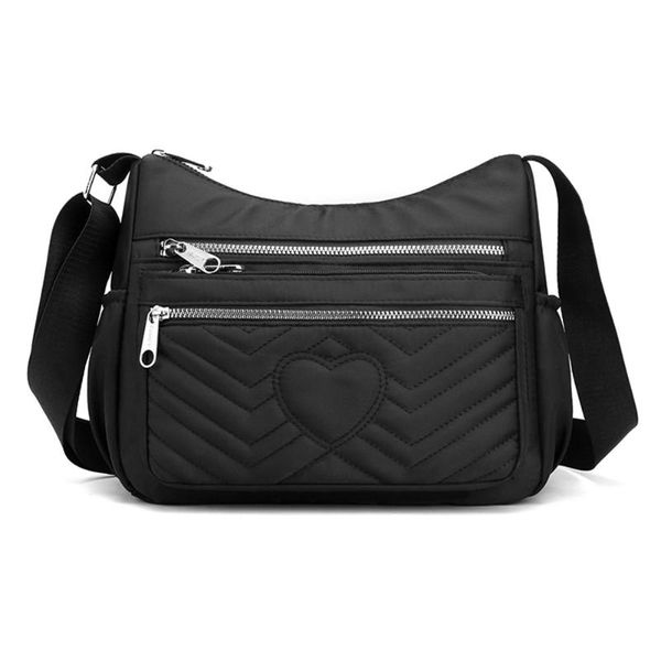 nylon multi pocket solid color zipper crossbody bags waterproof women casual large capacity shoulder messenger handbags
nylon multi pocket solid color zipper crossbody bags waterproof women casual large capacity shoulder messenger handbags