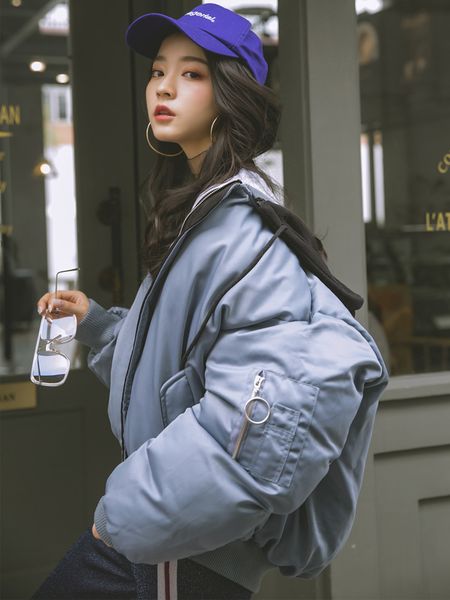 cotton woman back season special selling winter 2019 cotton-padded clothes cotton-padded jacket easy student loose coat tide, Black
cotton woman back season special selling winter 2019 cotton-padded clothes cotton-padded jacket easy student loose coat tide, Black