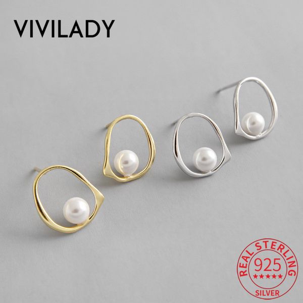 vivilady european new tide 925 sterling silver irregular circle hollow women stud earrings chic tiny pearl for lady jewelry gift, Golden;silver
vivilady european new tide 925 sterling silver irregular circle hollow women stud earrings chic tiny pearl for lady jewelry gift, Golden;silver