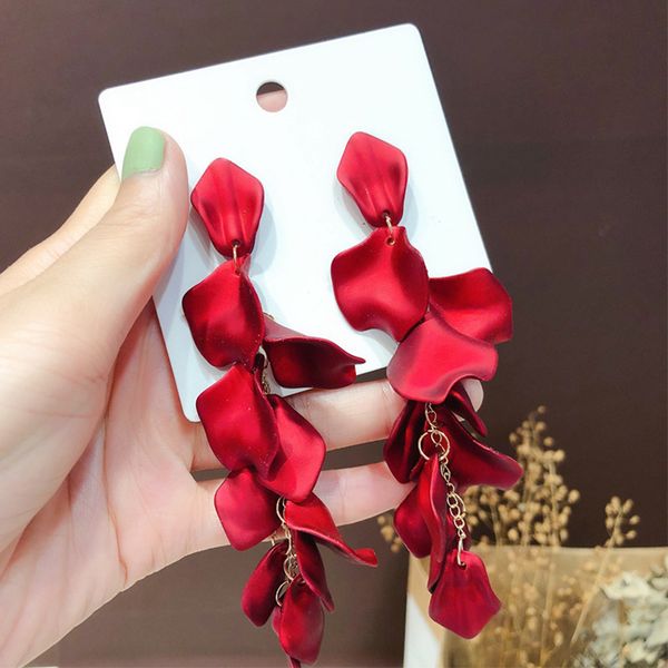 jouval fashion red flower leaf tassel long drop earrings for women female statement alloy dangle earring brincos ladies jewelry, Silver
jouval fashion red flower leaf tassel long drop earrings for women female statement alloy dangle earring brincos ladies jewelry, Silver