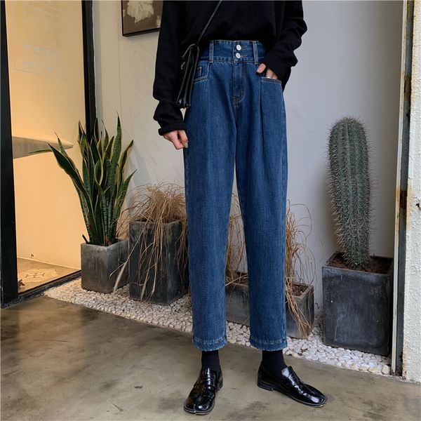 alien kitty 2020 all match jeans streetwear vintage denim pants cowboy casual slender large size ankle-length trousers, Blue
alien kitty 2020 all match jeans streetwear vintage denim pants cowboy casual slender large size ankle-length trousers, Blue
