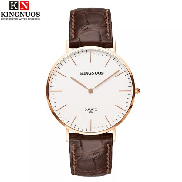 kingnuos watch men erkek kol saati genuine leather strap simple business couple watchclock students quartz wristwatch men watch, Slivery;brown
kingnuos watch men erkek kol saati genuine leather strap simple business couple watchclock students quartz wristwatch men watch, Slivery;brown