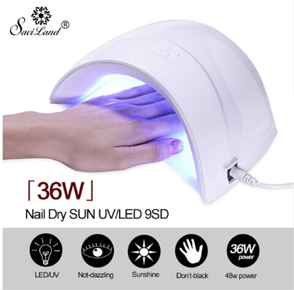 36w nail dryer uv led lamp nail polish dryers double power lamp fast cured for machine manicure nail art tools 
36w nail dryer uv led lamp nail polish dryers double power lamp fast cured for machine manicure nail art tools