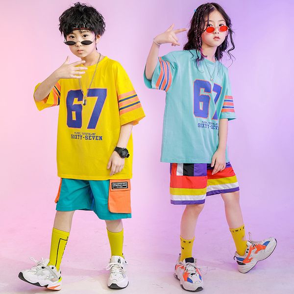 kids hip hop clothing loose oversized t shirt summer running shorts for girls boys jazz dance costume clothes wear, White
kids hip hop clothing loose oversized t shirt summer running shorts for girls boys jazz dance costume clothes wear, White