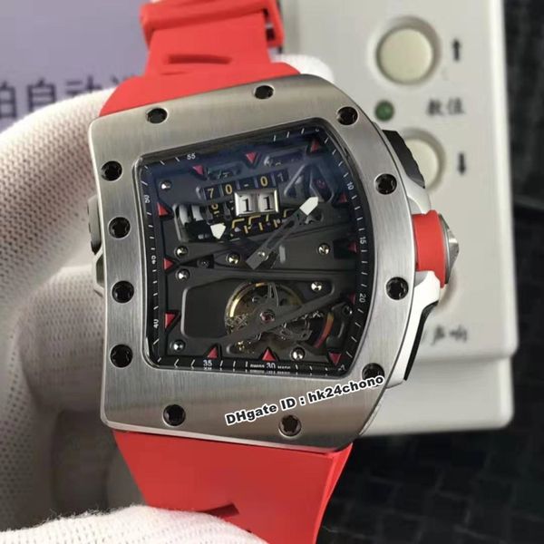 6 стиль лучший rm70-01 tourbillon ален прост из нержавеющей стали miyota автоматические механические мужские часы skeleton циферблат каучуко, Slivery;brown
6 стиль лучший rm70-01 tourbillon ален прост из нержавеющей стали miyota автоматические механические мужские часы skeleton циферблат каучуко, Slivery;brown