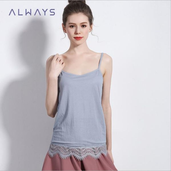 2019 summer new ladies lace camisole bottoming shirt strap dress women's tanks camis women's tees, White
2019 summer new ladies lace camisole bottoming shirt strap dress women's tanks camis women's tees, White