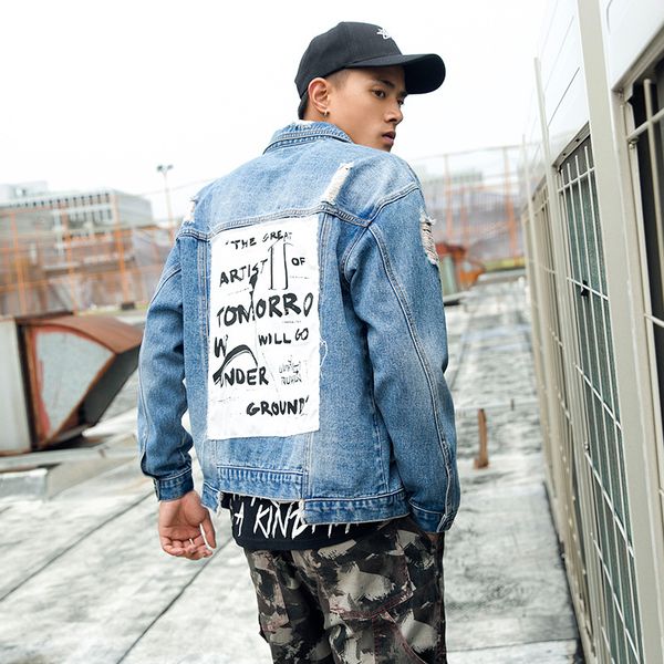 japanese 2019 autumn vintage denim jackets men's hip hop retro jean bomber jacket streetwear casual harajuku fashion cowboy coat, Black;brown
japanese 2019 autumn vintage denim jackets men's hip hop retro jean bomber jacket streetwear casual harajuku fashion cowboy coat, Black;brown