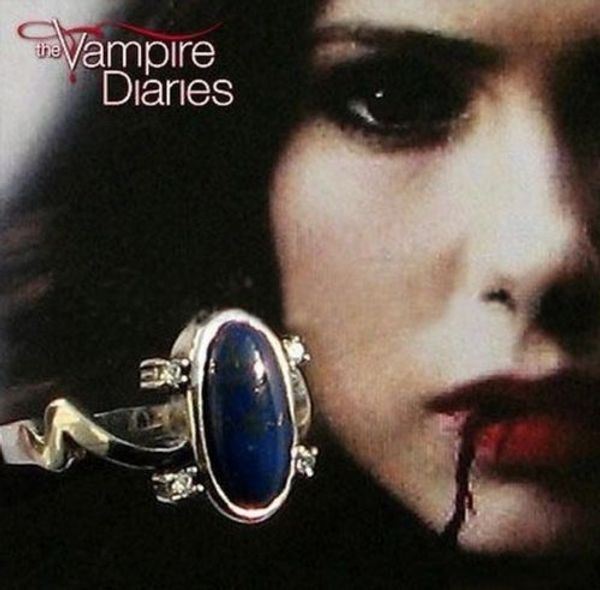 the vampire diaries elena daylight sun protection ring lapis lazuli stone, Silver
the vampire diaries elena daylight sun protection ring lapis lazuli stone, Silver