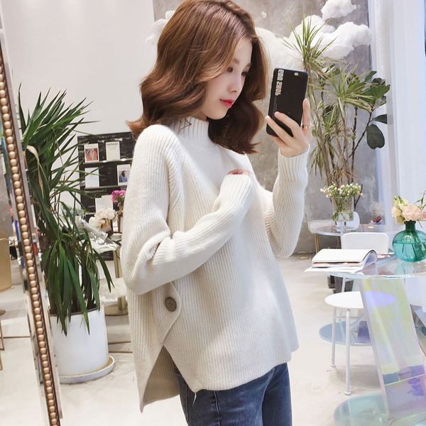 wholesale 2019 new autumn winter selling women's fashion casual warm nice sweater fp683, White;black
wholesale 2019 new autumn winter selling women's fashion casual warm nice sweater fp683, White;black