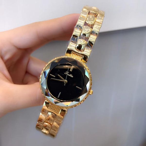2019 luxury style analog wrist watch for ladies women, Slivery;brown