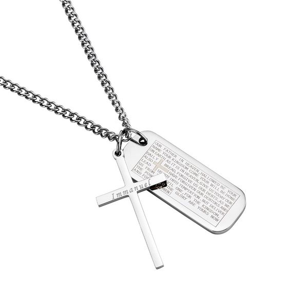 new fashion men stainless steel cross necklace jesus bible cross pendant hip hop jewelry 60cm long link chain punk designer necklace for men, Silver
new fashion men stainless steel cross necklace jesus bible cross pendant hip hop jewelry 60cm long link chain punk designer necklace for men, Silver
