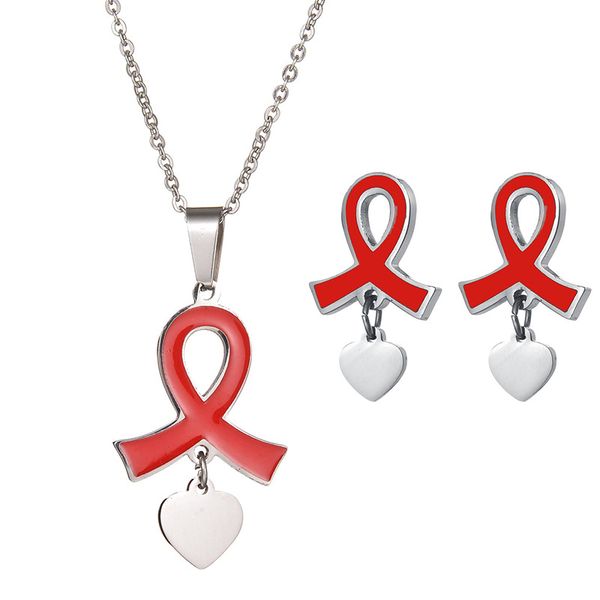 red silk ribbon bowknot heart jewelry set earring studs necklace pendant lover wedding engagement party anniversary gifts, Silver
red silk ribbon bowknot heart jewelry set earring studs necklace pendant lover wedding engagement party anniversary gifts, Silver