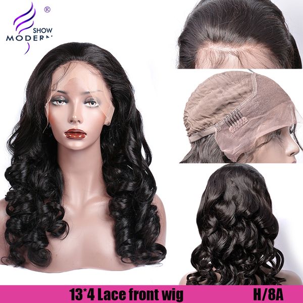 modern show human hair 13*4 loose wave wigs for black women malaysian high radio remy hair lace front human wigs, Black;brown
modern show human hair 13*4 loose wave wigs for black women malaysian high radio remy hair lace front human wigs, Black;brown