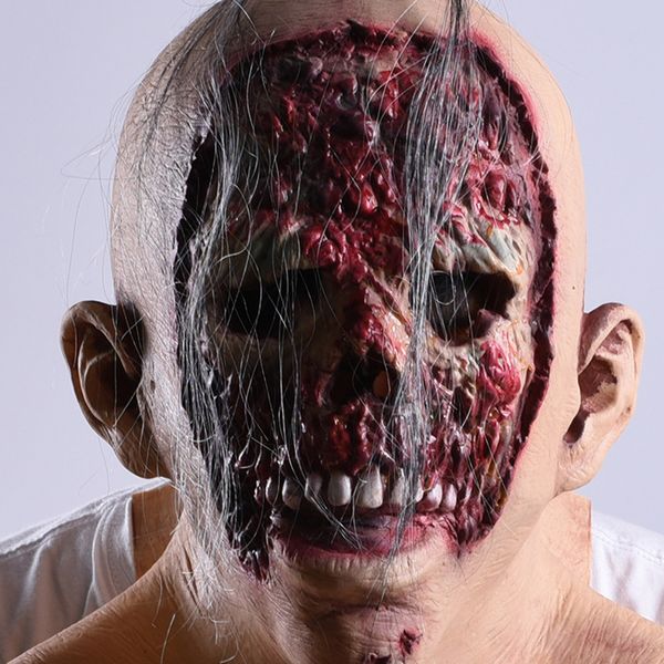 halloween mask zombie horror latex mask evil terror vampire headgear bald tyrant clown halloween prop 25*55cm
halloween mask zombie horror latex mask evil terror vampire headgear bald tyrant clown halloween prop 25*55cm