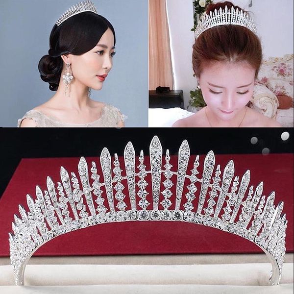 crystal rhinestone headband women hair ornaments princess queen leaf crown silver tiara wedding bridal hair accessories jewelry, Golden;white
crystal rhinestone headband women hair ornaments princess queen leaf crown silver tiara wedding bridal hair accessories jewelry, Golden;white