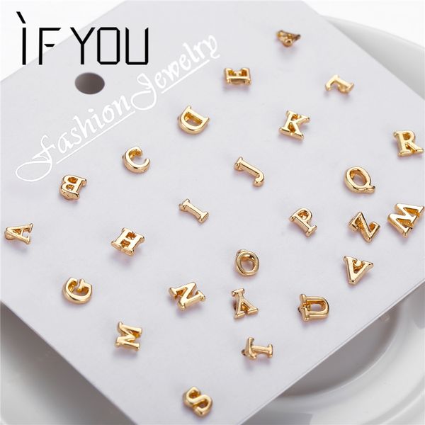if you fashion new a to z letters stud earrings for women female mixed gold color statement brincos earring jewelry gifts, Golden;silver
if you fashion new a to z letters stud earrings for women female mixed gold color statement brincos earring jewelry gifts, Golden;silver