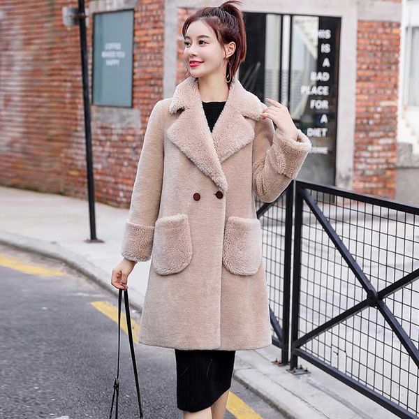women coat particle fleece turn down collar fashion warm solid women jacket 2019 new winter thicken one fur flannel long coat, Black
women coat particle fleece turn down collar fashion warm solid women jacket 2019 new winter thicken one fur flannel long coat, Black