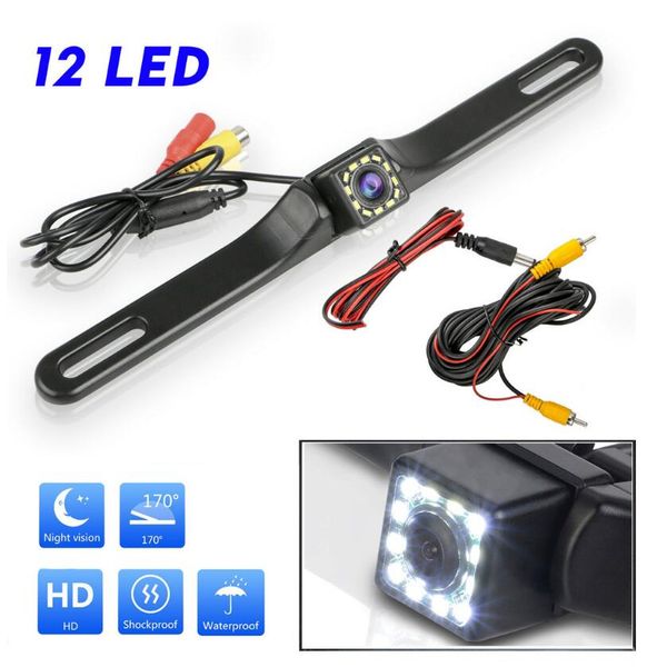 12led license plate camera car security system universal ccd170 ° hd waterproof night vision reversing ip67
12led license plate camera car security system universal ccd170 ° hd waterproof night vision reversing ip67