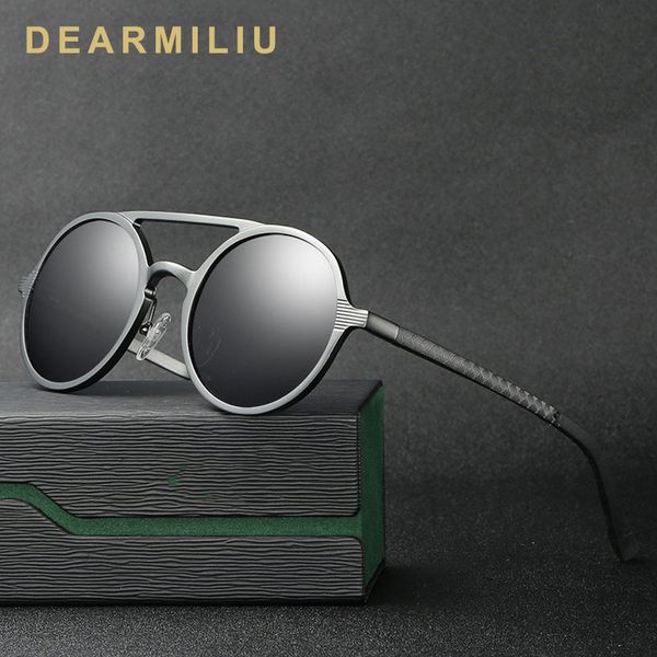dearmiliu brand aluminum magnesium polarized sunglasses coating mirror driving sunglasses round eyewear for men/women, White;black
dearmiliu brand aluminum magnesium polarized sunglasses coating mirror driving sunglasses round eyewear for men/women, White;black