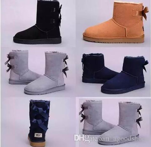 2019 winter australia classic snow boots wgg tall boots leather bailey bowknot women's bailey bow knee boots shoes, Black
2019 winter australia classic snow boots wgg tall boots leather bailey bowknot women's bailey bow knee boots shoes, Black