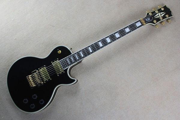 G le ro ewood fingerboard floyd ro e tremolo black lp cu tom electric guitar golden hardware
G le ro ewood fingerboard floyd ro e tremolo black lp cu tom electric guitar golden hardware