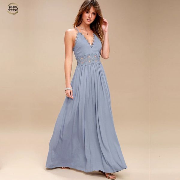 strap backless long dress women hollow evening summer beach dress party blue maxi dresses vestidos sundress designer clothes, Black;gray
strap backless long dress women hollow evening summer beach dress party blue maxi dresses vestidos sundress designer clothes, Black;gray