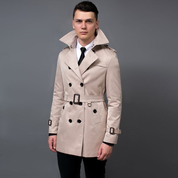 men's trench coats medium long luxury solid color double breasted mens jackets and plus size 6xl british style man, Tan;black
men's trench coats medium long luxury solid color double breasted mens jackets and plus size 6xl british style man, Tan;black