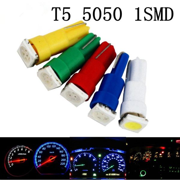 12v 20 pcs t5 1smd instrument light bulb wedge led white green yellow pink red blue car auto dashboards gauge bulbs
12v 20 pcs t5 1smd instrument light bulb wedge led white green yellow pink red blue car auto dashboards gauge bulbs
