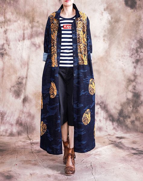 women retro patchwork loose long coat 2019 spring autumn vintage outerwear ladies spliced overcoat female loose coat, Tan;black
women retro patchwork loose long coat 2019 spring autumn vintage outerwear ladies spliced overcoat female loose coat, Tan;black