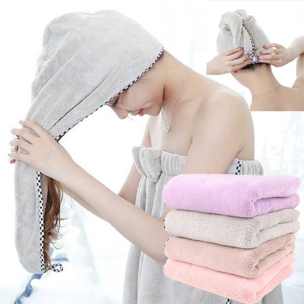 2019 brand quick dry microfiber towel hair magic drying turban wrap hat cap bathing new
2019 brand quick dry microfiber towel hair magic drying turban wrap hat cap bathing new